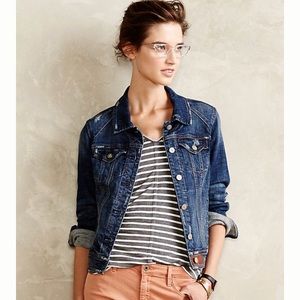 Anthro Pilcro Denim Jacket